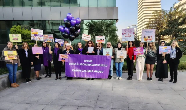 TMMOB Bursa İKK Kadın Çalışma Grubu'ndan farkındalık çağrısı