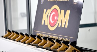 Adıyaman'da bin adet ateşe hazır tabanca ele geçirildi