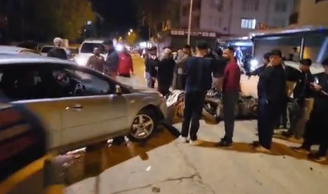 Adıyaman'da kontrolden çıkan araç ortalığı savaş alanına çevirdi!