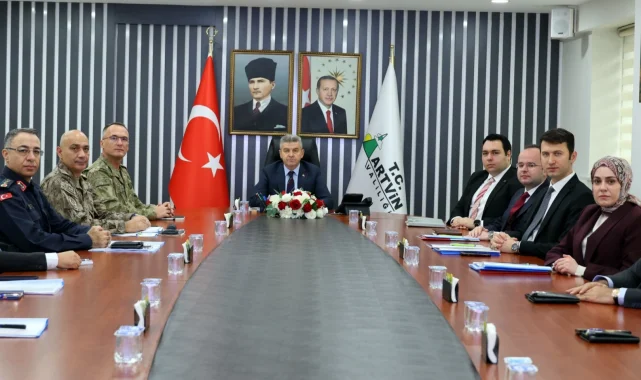 Artvin'de güvenlik ve asayiş Koordinasyonu