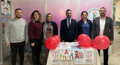 Batman Kozluk Devlet Hastanesi'nde AIDS farkındalığı