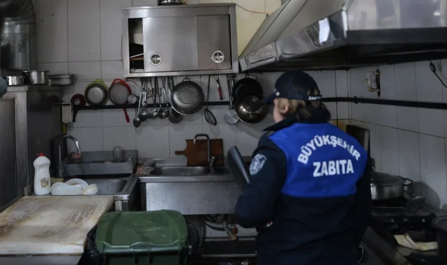 Bursa Büyükşehir Zabıtası'ndan Harmancık'ta sıkı denetim