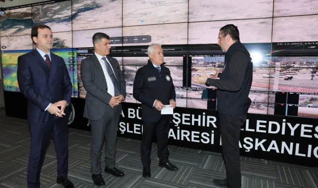 Bursa Büyükşehir'de kar alarmı