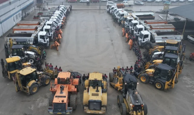 Bursa İnegöl Belediyesi'nde kış hazırlıkları tamam