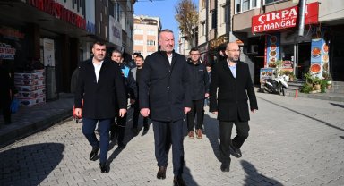 Bursa Karacabey'de Başkan Karabatı sahada