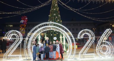 Bursa Nilüfer'de yeni yıl coşkusu başladı