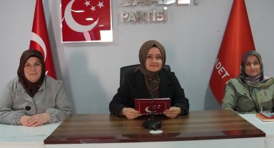 Bursa Osmangazi'de Saadet Partili kadınlardan 5 Aralık açıklaması