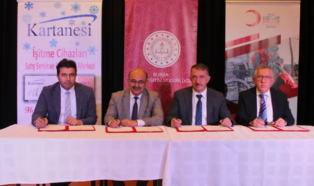Bursa'da özel çocuklar için özel protokol... Atık piller ses oluyor