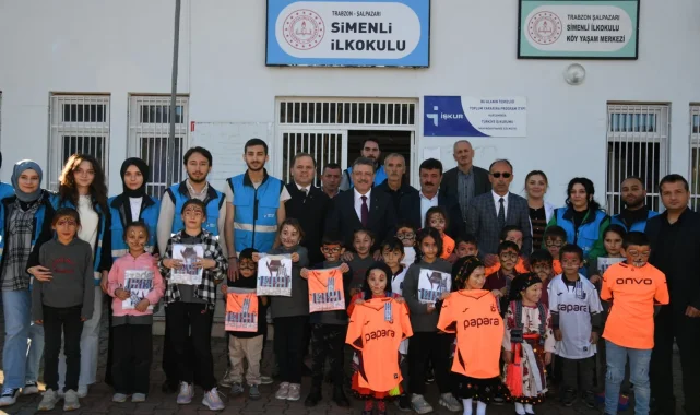Büyükşehir Şalpazarı'nda öğrencileri sevindirdi