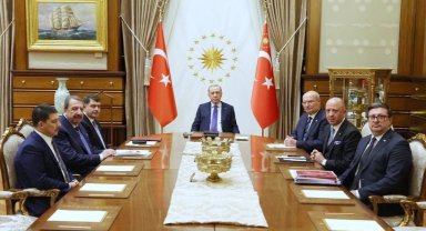 Cumhurbaşkanı Erdoğan, ATO Başkanı Baran ve Ankara heyetini kabul etti