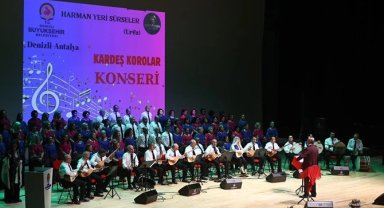 Denizli'de sanatseverlere 'Kardeş Korolar Konseri'