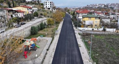 Denizli'de ulaşım ağı sıcak asfaltla yenileniyor