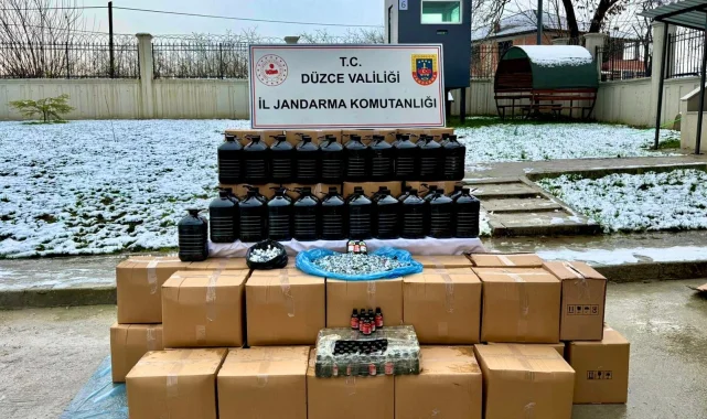 Düzce'de yılbaşı öncesi dev alkol operasyonu!