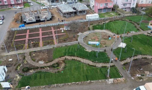 Edirne Uzunköprü'de Avrupa Birliği standartlarında "İklim Dostu Park"
