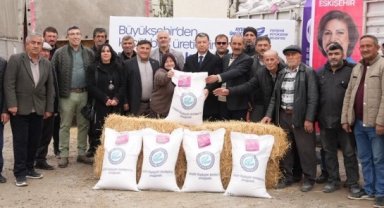 Eskişehir'de Günyüzü'ndeki üreticilere destek