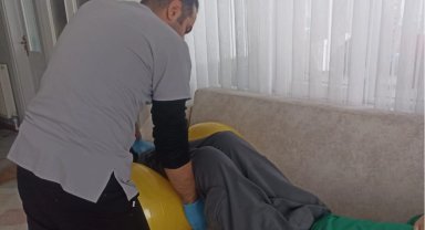 Gaziantep Büyükşehir'den evde fizik tedavi hizmeti