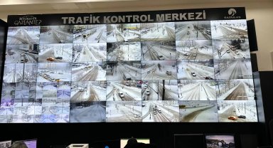 Gaziantep'te karla mücadele yapay zeka destekli yürütülüyor