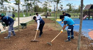 Gebze Millet Bahçesi'nde etkin çalışma