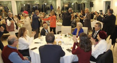 İstanbul'da Darülaceze'de erken yeni yıl yemeği