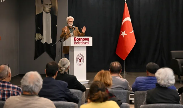 İzmir Bornova'da Kent Söyleşileri'nde şiir rüzgârı