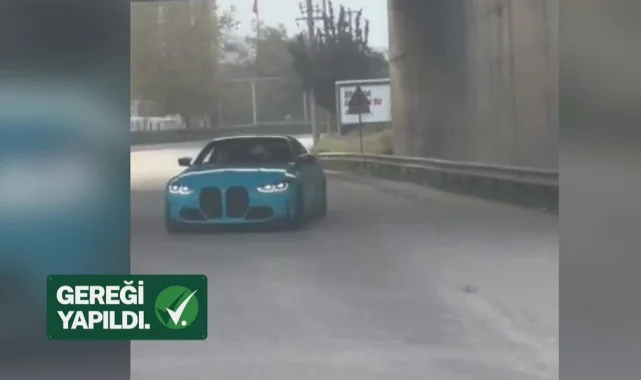 İzmir'de drift ve makas atan sürücüler yakalandı!