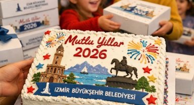 İzmir'de yeni yıl pastaları bu yıl da Büyükşehir'den