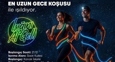 İzmirliler en uzun gecede koşacak