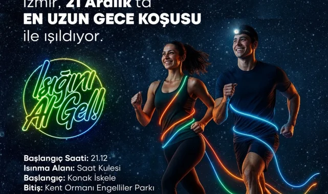 İzmirliler en uzun gecede koşacak