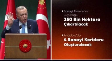 Kabine sonrası önemli mesajlar... Ekonomide 2028 hedefi 1,9 trilyon dolar... Anadolu'da 4 sanayi koridoru oluşturulacak