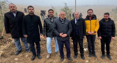 Kayseri Büyükşehir şehri yeşillendirmeye devam ediyor