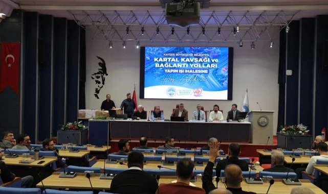 Kayseri Kartal kKavşağı'nda ihale zamanı
