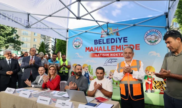 Kayseri Talas mahalle mahalle dolaşıldı
