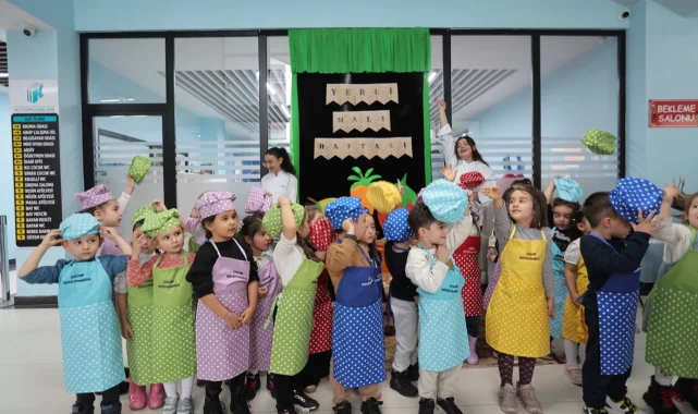 Kayserili minik şefler mutfağa girdi