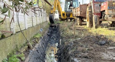 Keşan Mecidiye'de derelerde temizlik seferberliği