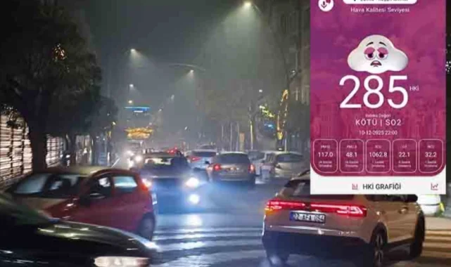 Keşan'da hava kirliliği alarm verdi! Partikül madde seviyesi 285'e ulaştı