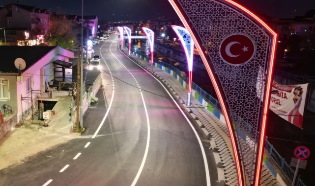 Kocaeli İzmit'te cadde ve sokaklar yenilendi