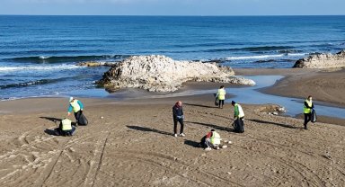 Kocaeli'de yılın üçüncü dönem deniz çöpü izleme faaliyeti