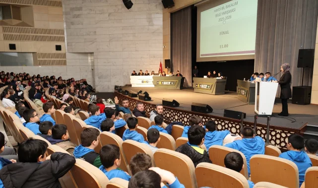Konya Karatay'da bilgi yarışması heyecanı