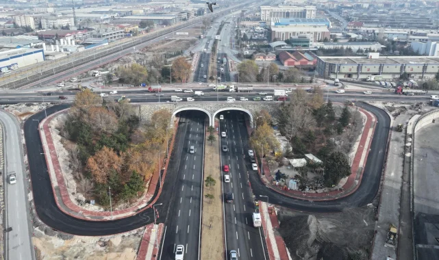 Konya Marangozlar Köprülü Kavşağı'nda iki şerit açıldı