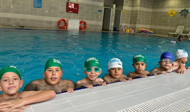 Konya'da "Yüzme Bilmeyen Kalmasın" projesi 20 ilçede devam ediyor