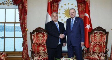 Macaristan Başbakanı Orban Dolmabahçe'de