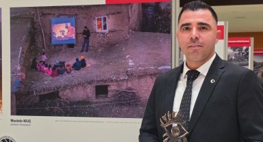 Mardinli foto muhabir Mustafa Kılıç'a yılın özel ödülü