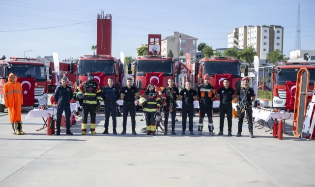 Mersin itfaiyesi modern ekipmanlarla güçlendi