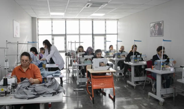 Mersin'de giyim üretim kurslarına yoğun ilgi