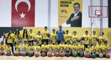 Mersin'de ücretsiz basketbol kursuna yoğun ilgi