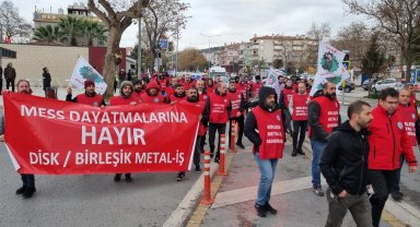 Metal işçisi Mudanya'da alanlara çıktı