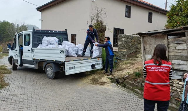 Muğla'dan yürek ısıtan destek