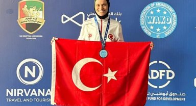 Sakaryalı kick boksçu Dünya 3'üncüsü oldu