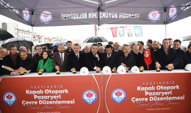Trabzon Vakfıkebir'e modern pazaryeri ve otopark
