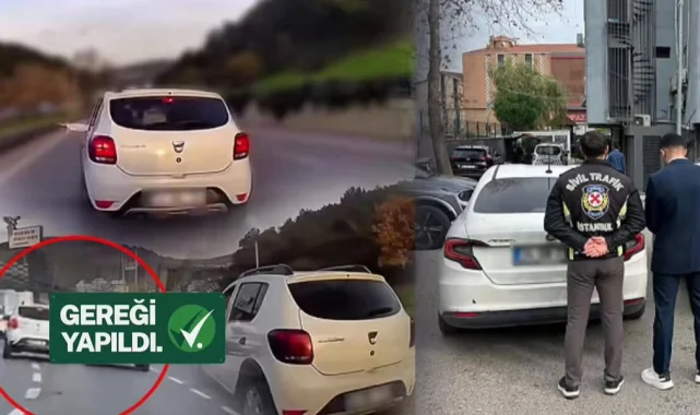 Ümraniye'de makas atan sürücü yakalandı... Bakan Yerlikaya: Caydırıcı cezalar geliyor